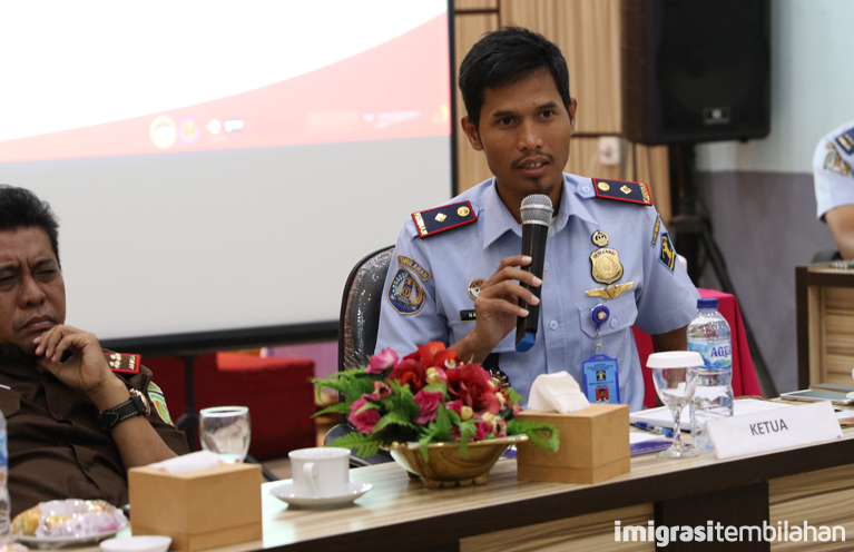 Perkuat Pengawasan Orang Asing, Kantor Imigrasi Tembilahan Gelar Rapat Tim Pora Kab. Inhil